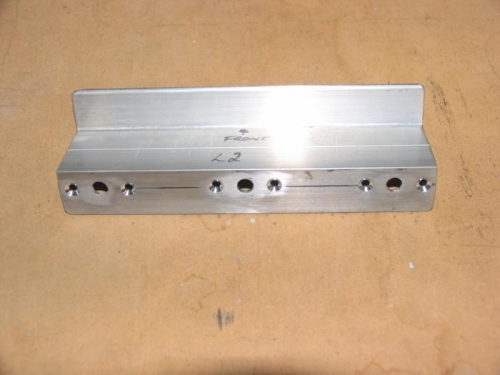 Bracket countersunk for flsuh AN426 rivets