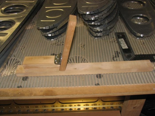 Flange bending tool made from wing kit crate frame