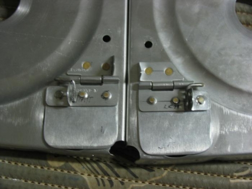 Hinge Pin bent such that it can be removed should the need arise