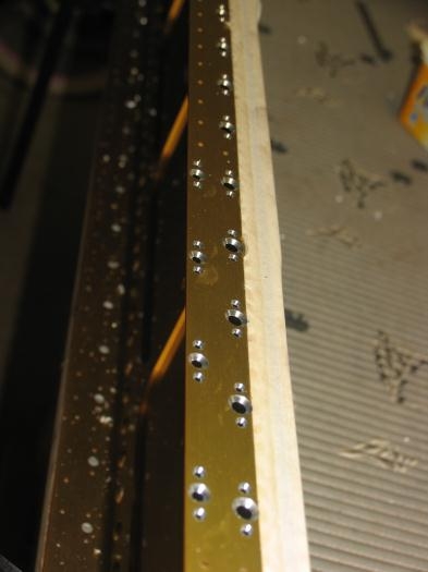 All #8, #6 and rivet holes countersunk on all spar flanges