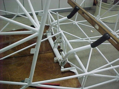 Control sticks and linkage