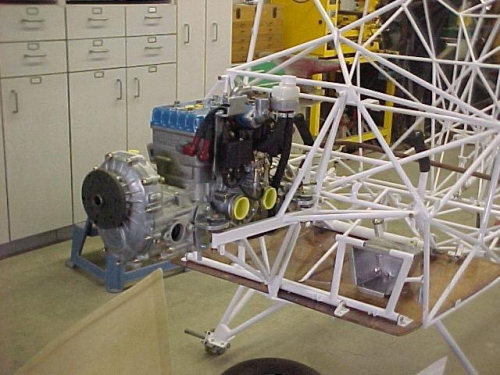 Engine and motor mount installation
