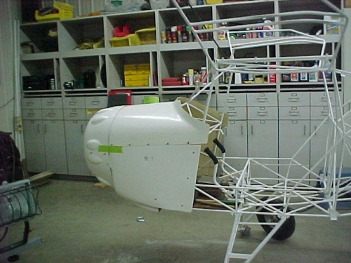 After camloc's installed and much sanding on front cowl