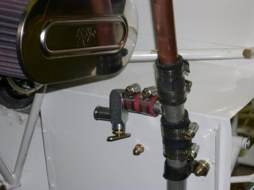 Heater valve shut off
