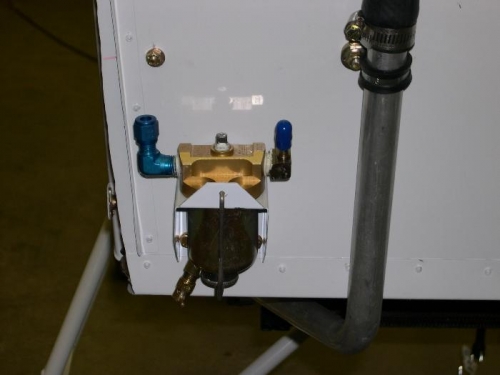 Gascloator as installed.