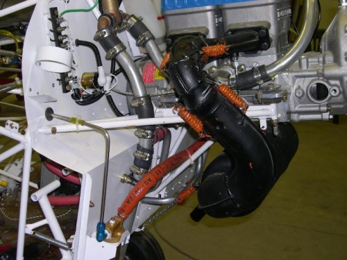 Right view of muffler