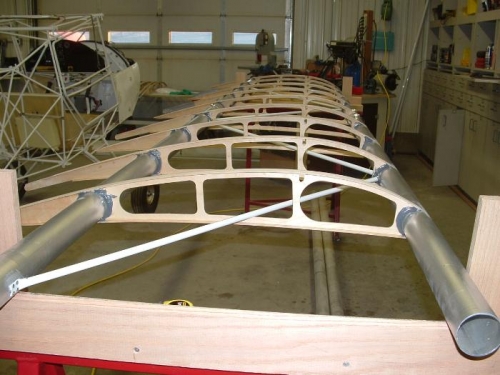 Left wing less straps