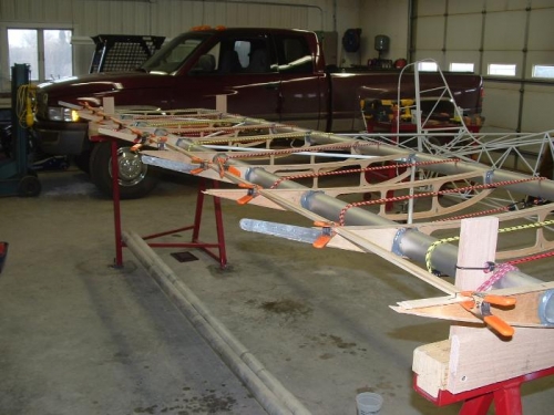 View of Left wing from tip rear