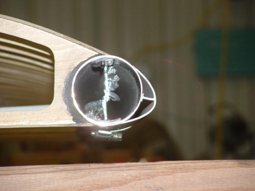 Wing profile with leading edge in place