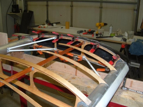 Rib Side view of wing tip