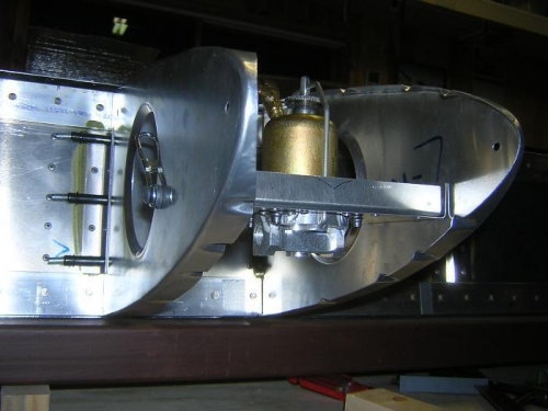 Gascolator channel, front view
