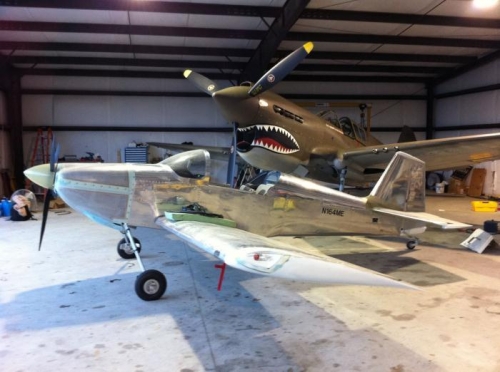 With a Curtiss P-40