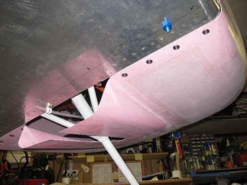 Underside of the cowling.