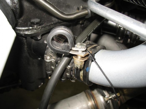 I need to see if this clamp on intake tube is okay