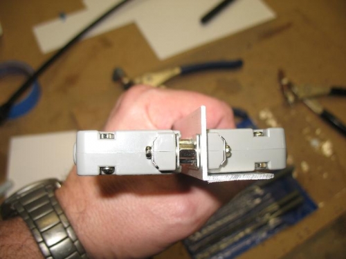 Side view of the connector.