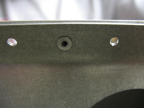 inside view of keeper rivet