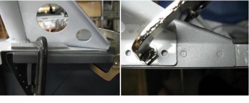 Show web clamped and hole alignment