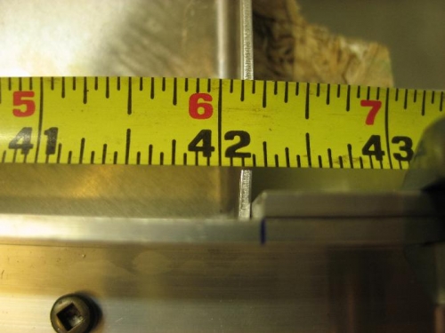 Roll bar width is 42 3/16
