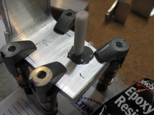 Teflon rod will not stick.