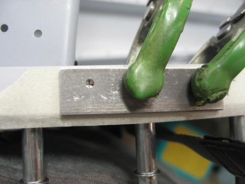 Match drill the holes.