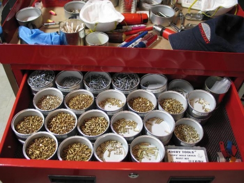 Rivets stored.