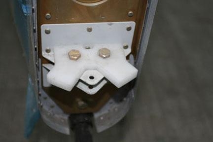 Craig's Installed on rudder hinge.