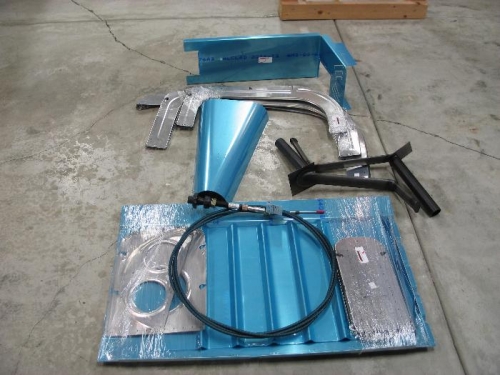 Fuselage parts.