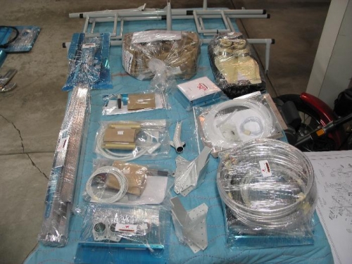 More fuselage parts.
