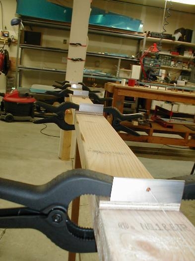 Horizontal stabilizer jig alignment.
