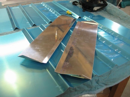Trimmed F-638 seat back brace.