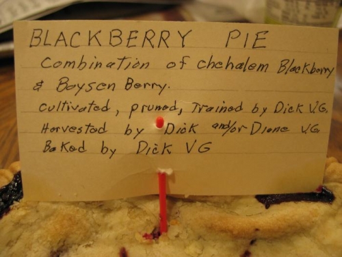Pie declaration.