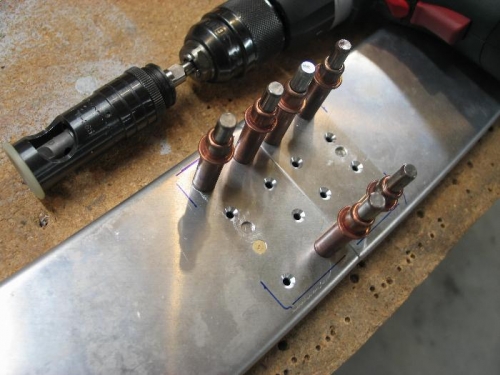 Counter sink forward channels.