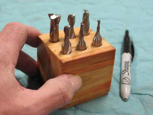 Small end mills.
