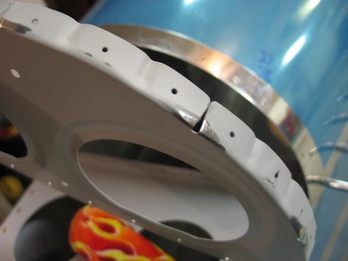 Sand smooth flange intersections.