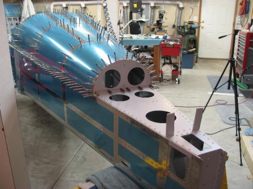Aft f709 bulkhead in place.