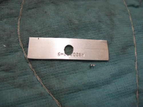 Static line clip clamp strap.