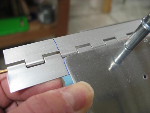 Hinge position laterally.