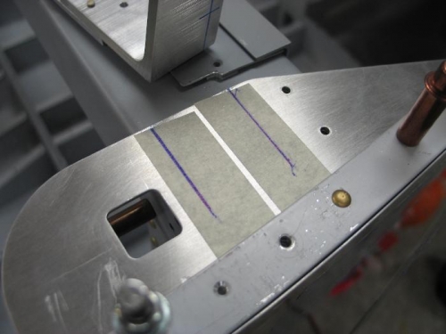 Masking tape lines Locate 631C/D's