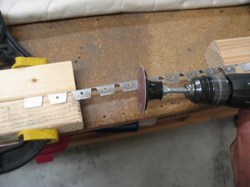 Slow speed sanding disk.