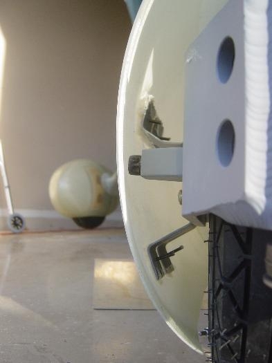 inside view of flox pads on right side