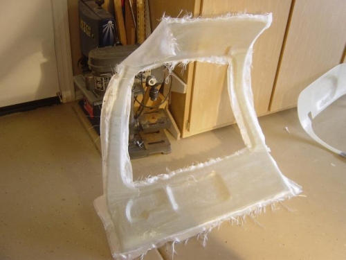 Right door upholstery panel - Raw