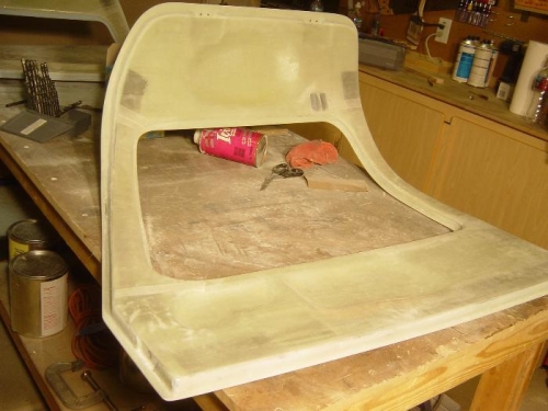 Right panel trimmed and sanded to fit