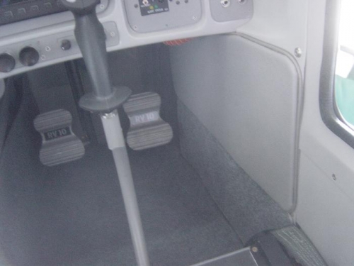 Copilot footwell upholstery panel