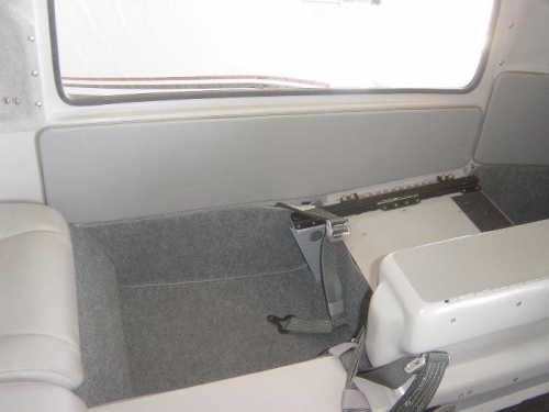 Pilotside door well panel