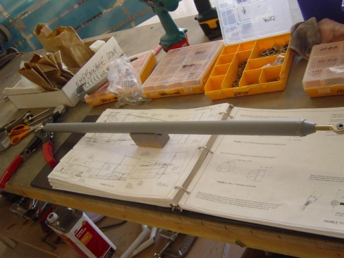 The completed short push rod