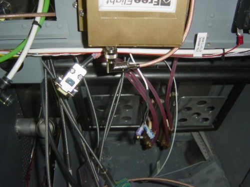 Pitch servo dsub attached to cable