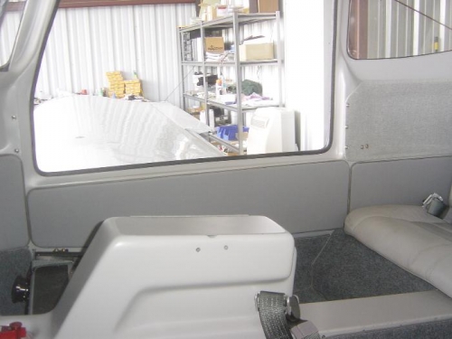 Right Door and Rear Seat side panels installed