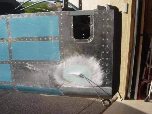 Left rudder cable fairing