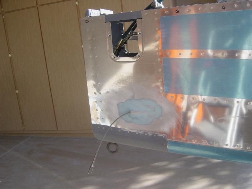 Right rudder cable fairing