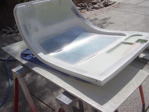 Primed the interior door edges